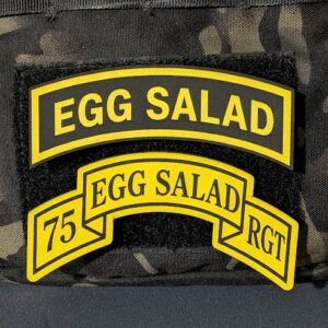 PXL_20260919_221713385 Egg Salad Gang Tab Patch – Masters Egg Salad Meme | Single & Expanded Tab | Limited Run of 100 Each